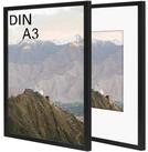 LuxusKollektion Bilderrahmen-Set Bilderrahmen A3 29,7x42cm Holz Passepartouts...