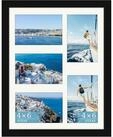 LuxusKollektion Bilderrahmen Collage Bilderrahmen 28x36cm 5 Bilder 10x15cm...