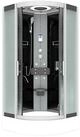 AcquaVapore Komplettdusche Fertigdusche Dusche D58-63M0 Schwarz 100x100,