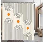 LuxusKollektion Duschvorhang Duschvorhang 240x180cm Geometrische Kurve H180 x...