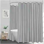 LuxusKollektion Duschvorhang Duschvorhang 300x200cm grau wasserdicht Grau H200...