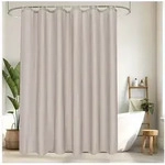 LuxusKollektion Duschvorhang Duschvorhang 180x180 Wasserdicht Sandfarben H180 x...