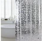 LuxusKollektion Duschvorhang Duschvorhang wasserdicht A-transparent H183 x B183...