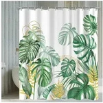 LuxusKollektion Duschvorhang Duschvorhang Polyester Waschbar Goldrandige