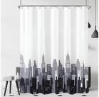 LuxusKollektion Duschvorhang Duschvorhang 180x200 Antischimmel Eisenturm H200 x...