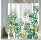 LuxusKollektion Duschvorhang Duschvorhang 240x200 Polyester Goldrandige