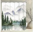 LuxusKollektion Duschvorhang Duschvorhang 240x200cm Stoff Landschaft Wolke 240...