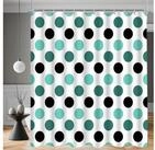 LuxusKollektion Duschvorhang Duschvorhang 180x200 Polyester Punkt Punkt H200 x...