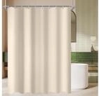 LuxusKollektion Duschvorhang Duschvorhang 90x90 cm Beige Textil Antischimmel