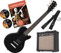 Rocktile E-Gitarre L-50B Kinder elektrische Gitarre, Single Cut, Spar-Set, inkl.