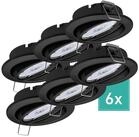 Oktaplex lighting LED Einbaustrahler Dijon Spotleuchte schwarz dimmbar,...