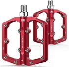 LuxusKollektion Plattformpedale Fahrradpedale Alu CNC Rot 9/16"