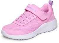 Sneaker SKECHERS "BOUNDER", M&auml;dchen, Gr. 27, blau (rosa), Textil, Basic, Schuhe