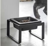 Yamazaki Futternapf Tower Einzelnapf 1 Schale Metallgestell f&uuml;r Hunde und Katzen,