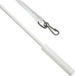 GARDINIA Schleuderstab Kunststoff mit Metallhaken, Vorhangschiene, (Set, 2-St),...