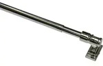 GARDINIA Scheibenstange Cafehausstange Metall, &Oslash; 12 mm, 1-l&auml;ufig, ausziehbar,...