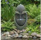K&ouml;hko Gartenbrunnen &bdquo;Steinquell Aura&ldquo; mit LED &ndash;Moderner Gartenbrunnen in