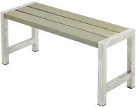 PLUS Bank Plus Cafebank Druckimpr&auml;g.RAL 7023 Graubraun, Witterungsbest&auml;ndig