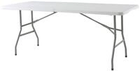 Greemotion Campingtisch [San Remo] Bierzelttisch Grau Kunststoff 180x74x74 cm,