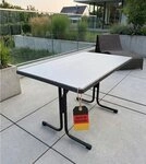 Gardissimo Gartentisch 115x70 cm "Metall" Balkontisch Klapptisch...