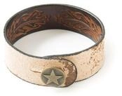 FAME Gitarrengurt, Straplink, Brown Embossed Flower, Produktoptimierung