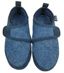 Beck BECK-BUDDIES cosy - aus Schurwolle mit atmungsaktiver Sohle Hausschuh blau 21