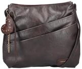 Rieker Umh&auml;ngetasche, Schultertasche, Damen Handtasche mit zwei Hauptf&auml;chern