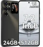 OUKITEL C68 Plus Android 15 Smartphone (18,28 cm/7.2 Zoll, 512 GB Speicherplatz, 64