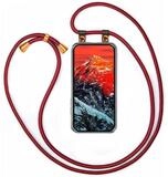 moex Handykette f&uuml;r Google Pixel 9 H&uuml;lle mit Band Free Spirit Rot 6,3 Zoll,