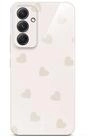 ONEFLOW Handyh&uuml;lle f&uuml;r Samsung Galaxy A54 5G Splash Cover Creme Beige Herzen...
