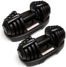 KM - Fit Hantel Verstellbare Kurzhanteln 2er-Set 1,5&ndash;12,5 kg, 11...