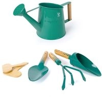 Hape Kinder-Gartenset Nature Fun Gartenwerkzeug-Set, (6-tlg), mit Gie&szlig;kanne,...