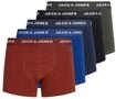 Boxershorts JACK & JONES "Boxershort JACHUEY TRUNKS 5 PACK 5er Pack", Herren, Gr. L,