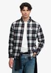 Langarmhemd SUPERDRY "L/S COTTON LUMBERJACK SHIRT", Herren, Gr. S, N-Gr, bunt...