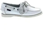 Sebago Sebago Docksides Segelschuhe 7000530-911, Glattleder, Wei&szlig; Bootsschuh...