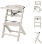 Kikkaboo Kombihochstuhl Nordy, Holz, verstellbarer Sitz, Sicherheitsgurt,