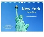 CALVENDO Wandkalender New York Ansichten - Literaturkalender (Wandkalender 2027...
