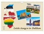 CALVENDO Wandkalender Entdeckungen im Baltikum (Wandkalender 2027 DIN A4 quer),