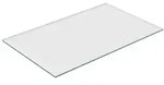 relaxdays Tischplatte Glasplatte 8mm ESG (1 St), 100 x 62 cm wei&szlig; rechteckig |...