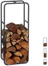 relaxdays Kaminholzregal aus Metall, BxTxH:40x25x100 cm, (1-St), 100 x 40 x 25...