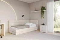 ALTDECOR Jugendbett BEMY (Jugendbett mit Bettkasten und Lattenrost, Polsterbett...