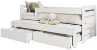 MIRJAN24 Jugendbett Tomas II (mit zwei Bettschubladen auf Rollen), 2x...