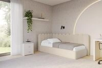 ALTDECOR Jugendbett ARTY (Jugendbett mit Bettkasten und Lattenrost, Polsterbett...