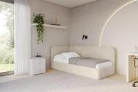ALTDECOR Jugendbett ELSY (Jugendbett mit Bettkasten und Lattenrost, Polsterbett...