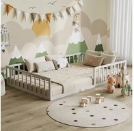 VitaliSpa&reg; Kinderbett Minno, Wei&szlig;, 205 x 125 cm ohne Matratze (1-tlg)