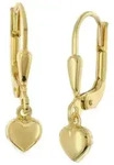 trendor Paar Ohrh&auml;nger 28465, Kinder Gold 333 / 8K Herz