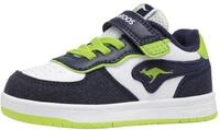 Sneaker KANGAROOS "K-CPI IZEL EV", M&auml;dchen, Gr. 21, gr&uuml;n (dk navy, lime),
