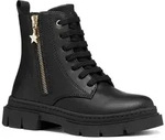 Geox J KARSYN GIRL Schn&uuml;rboots Stiefelette mit Au&szlig;enrei&szlig;verschluss,