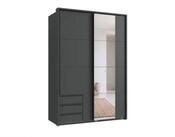 luma-home Schwebet&uuml;renschrank 22686 (B138/H200/T65 cm, Kleiderschrank 2-t&uuml;rig...