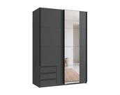 luma-home Schwebet&uuml;renschrank 22679 (B135/H198/T65 cm, Kleiderschrank 2-t&uuml;rig...